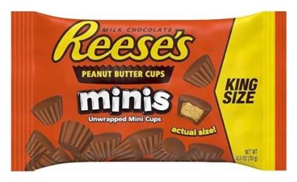 Reese's Peanut Butter Cups Mini Σοκολατάκια Γάλακτος 70gr από το e-Fresh