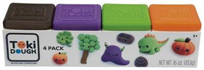 Relevant Play TOKI για 3+ Ετών, 4τμχ Καφέ / Μωβ / Πράσινο / Πορτοκαλί