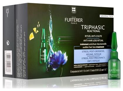 Rene Furterer Triphasic Reactionel Αμπούλες Μαλλιών κατά της Τριχόπτωσης 12x5ml