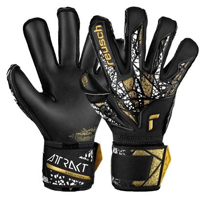 Reusch Attrakt Gold X Evo Cut Finger Support Γάντια Τερματοφύλακα Ενηλίκων Μαύρα