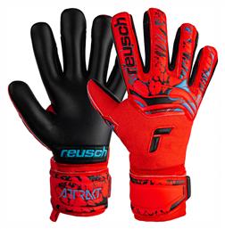 Reusch Attrakt Grip Evolution Finger Support Γάντια Τερματοφύλακα Ενηλίκων Κόκκινα