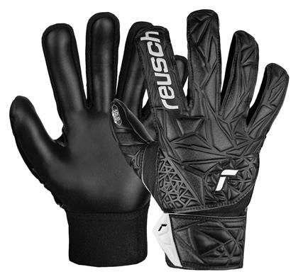 Reusch Attrakt Starter Solid Finger Support Jnr Γάντια Τερματοφύλακα Παιδικά Μαύρα