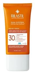 Rilastil Sun System Velvet Cream Αντηλιακή Κρέμα Προσώπου SPF30 50ml από το Pharm24