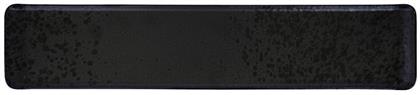 Rinart Πιατέλα Σερβιρίσματος Ορθογώνια από Πορσελάνη Μαύρη 29x9.5εκ.