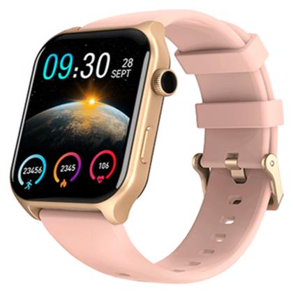 Riversong Motive 9E Smartwatch με Παλμογράφο (Ροζ Χρυσό)