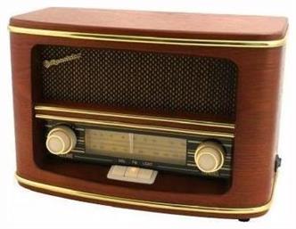 Roadstar HRA-1500/N Retro Επιτραπέζιο Ραδιόφωνο Ρεύματος Καφέ