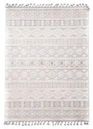 Royal Carpet La Casa 727A με Κρόσια White / Light Gray