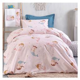 Rythmos Σετ Σεντόνια Μονά Βαμβακερά Zizel Ροζ 160x260cm 3τμχ