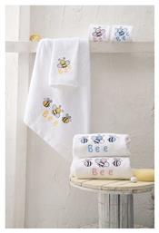 Rythmos Σετ Βρεφικές Πετσέτες 2τμχ Honey Bee Βάρους 500gr/m²