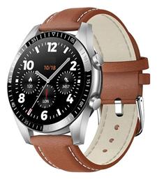 S36 Pro Smartwatch με Παλμογράφο (Black/Brown) από το Filinda