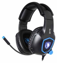 Sades Dazzle SA-905-BL Over Ear Gaming Headset με σύνδεση USB Μπλε από το Elektrostore24