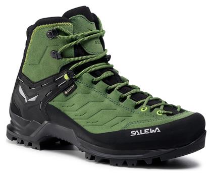 Salewa MTN Trainer Mid GTX Ανδρικά Ορειβατικά Μποτάκια Αδιάβροχα με Μεμβράνη Gore-Tex Πράσινα