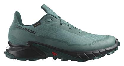 Salomon Alphacross 5 Ανδρικά Αθλητικά Παπούτσια Trail Running Αδιάβροχα με Μεμβράνη Gore-Tex Πετρολ