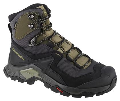 Salomon Quest Element Ανδρικά Ορειβατικά Μποτάκια Αδιάβροχα με Μεμβράνη Gore-Tex Black / Deep Lichen Green / Olive Night