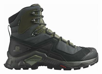 Salomon Quest Element GTX Ανδρικά Ορειβατικά Μποτάκια Αδιάβροχα με Μεμβράνη Gore-Tex Black / Deep Lichen Green / Olive Night