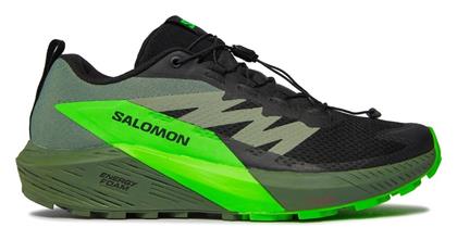 Salomon Sense Ride 5 Ανδρικά Αθλητικά Παπούτσια Trail Running Πράσινα από το Mustshoes