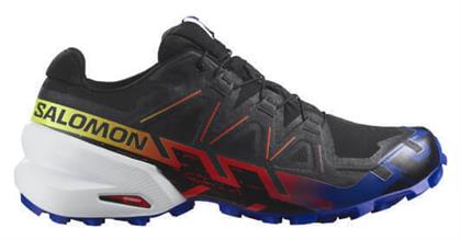 Salomon Speedcross 6 GTX Αθλητικά Παπούτσια Trail Running Αδιάβροχα με Μεμβράνη Gore-Tex Black / Surf The Web / Safety Yellow από το MybrandShoes