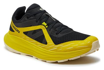 Salomon Ultra Flow Ανδρικά Αθλητικά Παπούτσια Trail Running Black / Sulphur Spring / Transparent Yellow από το Mustshoes