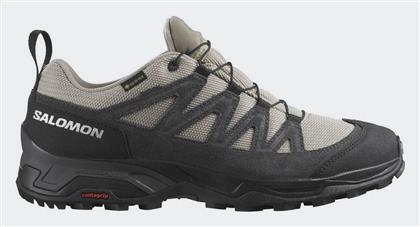 Salomon X Ward GTX Ανδρικά Ορειβατικά Παπούτσια Αδιάβροχα με Μεμβράνη Gore-Tex Khaki / Black / Pewter από το Mustshoes