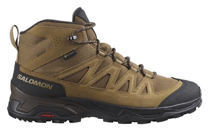 Salomon X Ward Mid GTX Ανδρικά Ορειβατικά Μποτάκια Αδιάβροχα με Μεμβράνη Gore-Tex Deep Lichen Green / Black / Olive Night από το Plus4u