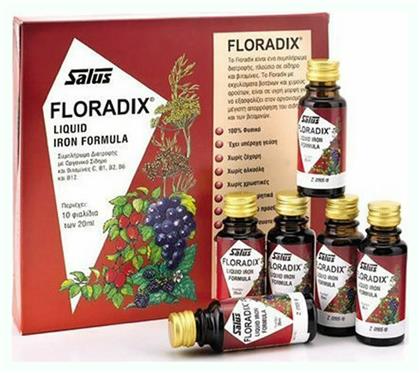 Salus Haus Floradix Liquid Iron Formula 10 x 20ml