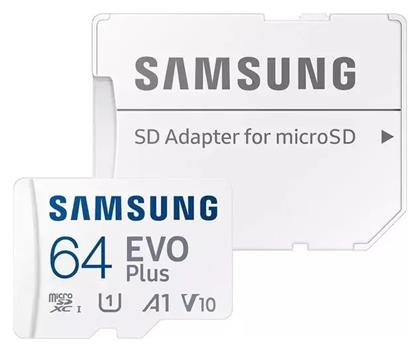 Samsung Evo Plus microSDXC 64GB Class 10 U1 V10 A1 UHS-I
