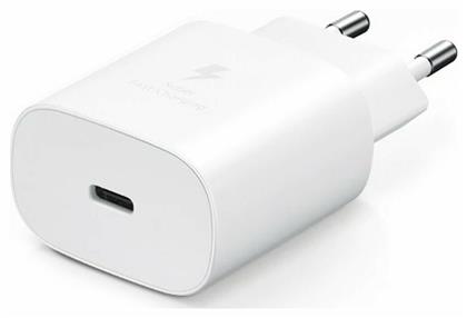 Samsung Φορτιστής Χωρίς Καλώδιο με Θύρα USB-C 25W Power Delivery Λευκός (EP-TA800N Bulk) από το e-shop