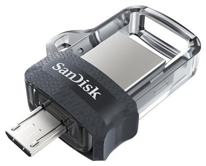 Sandisk Ultra Dual Drive M3.0 256GB USB 3.0 Stick με σύνδεση USB-A & micro USB-B Μαύρο