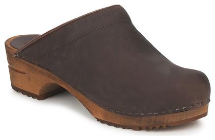 Sanita Γυναικεία Σαμπό Καφέ