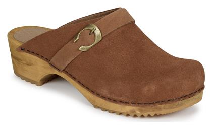 Sanita Γυναικεία Σαμπό Καφέ