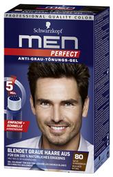 Schwarzkopf Men Perfect 80 Φυσικό Μαύρο Καστανό