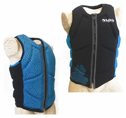 SCK Impact Vest Ενηλίκων για Θαλάσσια Σπορ Μπλε Διπλής Όψεως από το Plus4u