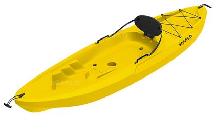 Seaflo Adult Kayak SEA-007 Πλαστικό Kayak Θαλάσσης 1 Ατόμου Κίτρινο