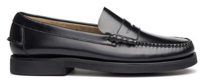 Sebago Dan Polaris Δερμάτινα Ανδρικά Loafers σε Μαύρο Χρώμα sebagopolarisblack41 από το Silenzio