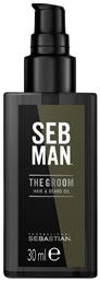 Sebastian Professional Λάδι Περιποίησης για Γένια Seb Man The Groom 30ml