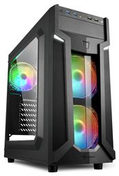 Sharkoon VG6-W RGB Gaming Midi Tower με Πλαϊνό Παράθυρο