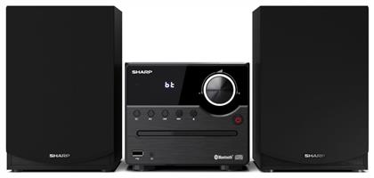 Sharp Ηχοσύστημα 2.0 XLB512 45W με Digital Media / CD Player και Bluetooth Μαύρο