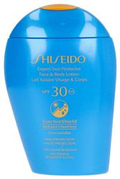 Shiseido Expert Sun Protector Face Αδιάβροχη Αντηλιακή Λοσιόν Προσώπου και Σώματος SPF30 150ml από το Galerie De Beaute