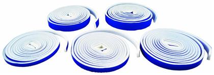 Sidirela Αφρώδες Αεροστόπ Αυτοκόλλητη Ταινία Παραθύρου / Πόρτας σε Μπλε Χρώμα 8mx0.2cm Ε 1589