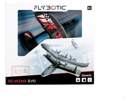 Silverlit Flybotic Bi-wing Evo Τηλεκατευθυνόμενο Αεροπλάνο σε Μαύρο Χρώμα από το Filinda