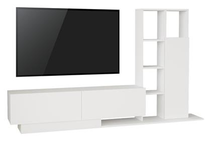 Σύνθετο Σαλονιού Damon Λευκή Μ140xΒ29.5xΥ39.5εκ.