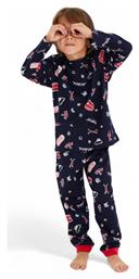 Siyah Inci Παιδική Πιτζάμα Χειμωνιάτικη Βαμβακερή Μπλε