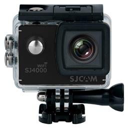 SJCAM SJ4000 Action Camera Full HD (1080p) Υποβρύχια (με Θήκη) με WiFi Μαύρη με Οθόνη 1.5''