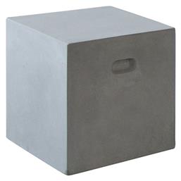 Σκαμπό Εξωτερικού Χώρου από Τσιμέντο Concrete Cubic Cement Grey 37x37x40εκ. από το Esmarket