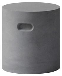 Σκαμπό Εξωτερικού Χώρου από Τσιμέντο Concrete Cylinder Cement Grey 37x37x40εκ.