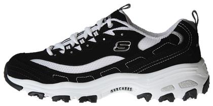 Skechers D'lites Biggest Fan Γυναικεία Chunky Sneakers Μαύρα