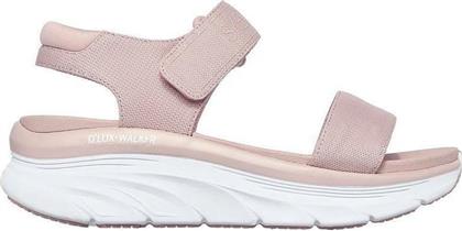 Skechers D Lux Walker New Block Καλοκαιρινές Γυναικείες Πλατφόρμες Χαμηλές σε Ροζ Χρώμα από το Modivo