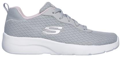 Skechers Diamond Mesh Lace Up Γυναικεία Αθλητικά Παπούτσια Running Γκρι