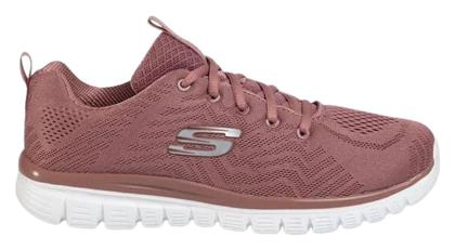 Skechers Engineered Mesh Lace-up Γυναικεία Αθλητικά Παπούτσια Running Mve