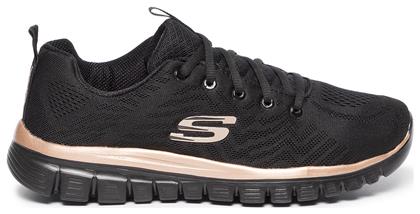 Skechers Graceful Get Connected Γυναικεία Αθλητικά Παπούτσια Running Μαύρα